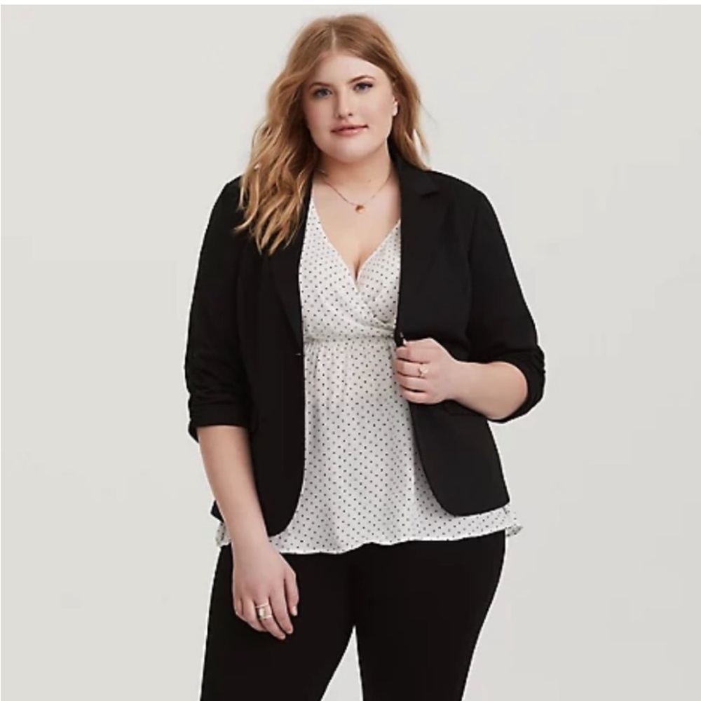 TORRID • 3/4 sleeve blazer coat